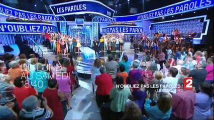 "N'oubliez pas les paroles ! - Les Masters" à 18h40 sur France 2