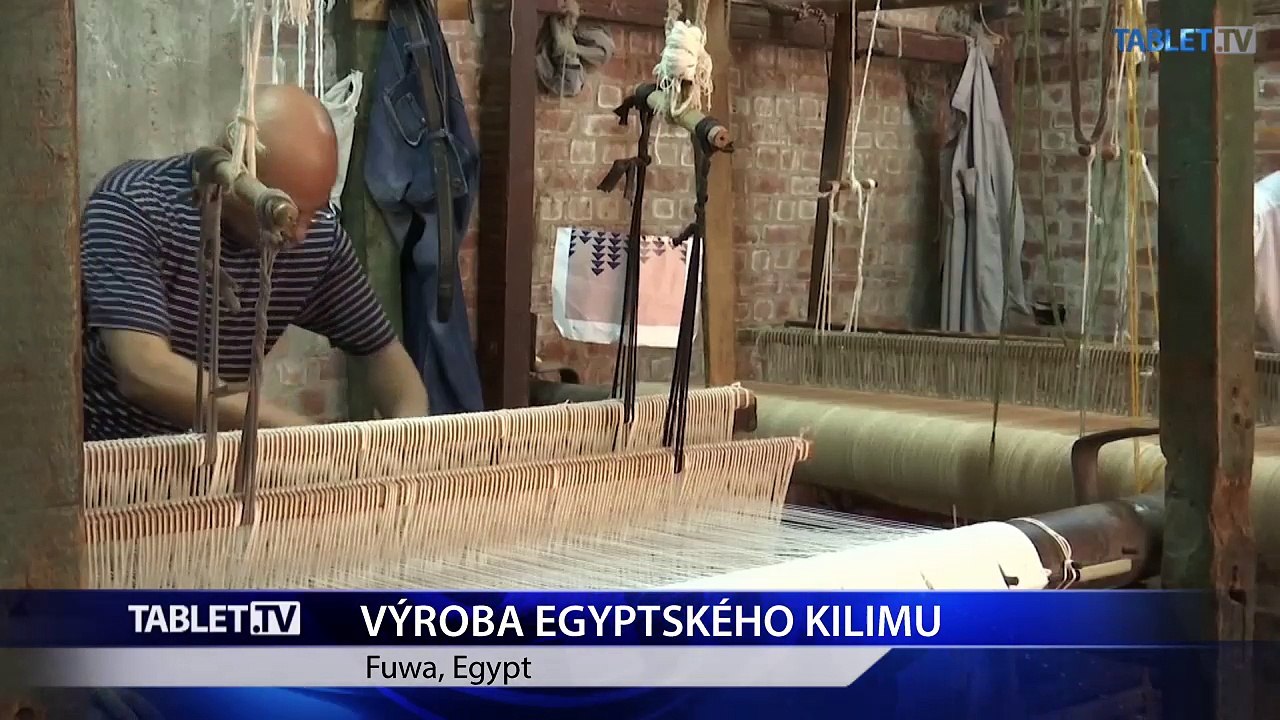 Remeselníci chránia tradičný egyptský kilim pred zabudnutím