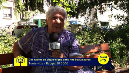 Budget Participatif - Des tables de pique nique dans nos beaux parcs