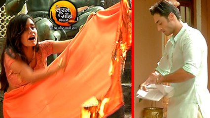 Kanak's Saree Catches FIRE | Uma ANGRY With Kanak | Tu Sooraj Main Saanjh Piyaji | Upcoming Twist