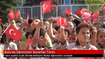 Bolu'da Öğrencileri Bunaltan Tören