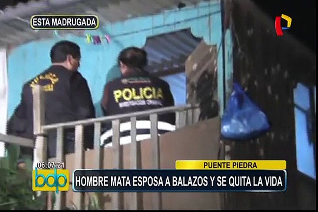 Puente Piedra: sujeto mata a su esposa y luego se quita la vida