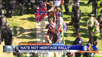 Скачать видео: Love Not Hate: Hundreds March in Opposition of Confederate Group in Richmond