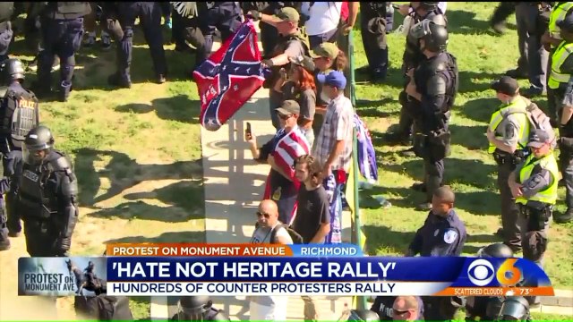 Love Not Hate: Hundreds March in Opposition of Confederate Group in Richmond