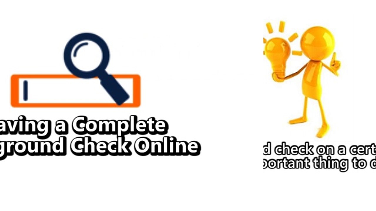Having a Complete Background Check Online