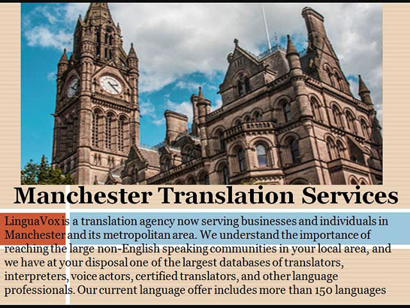 ⁣Manchester Translation Services