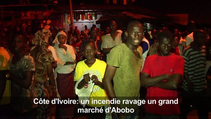 Côte d'Ivoire: un incendie ravage un grand marché d'Abobo
