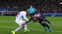 Neymar antics stopped by Lyon defender