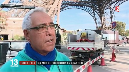 Tour Eiffel : top départ pour les travaux du mur anti-attentats !