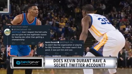 While You Were Sleeping: Kevin Durant Has A Secret Twitter Account?