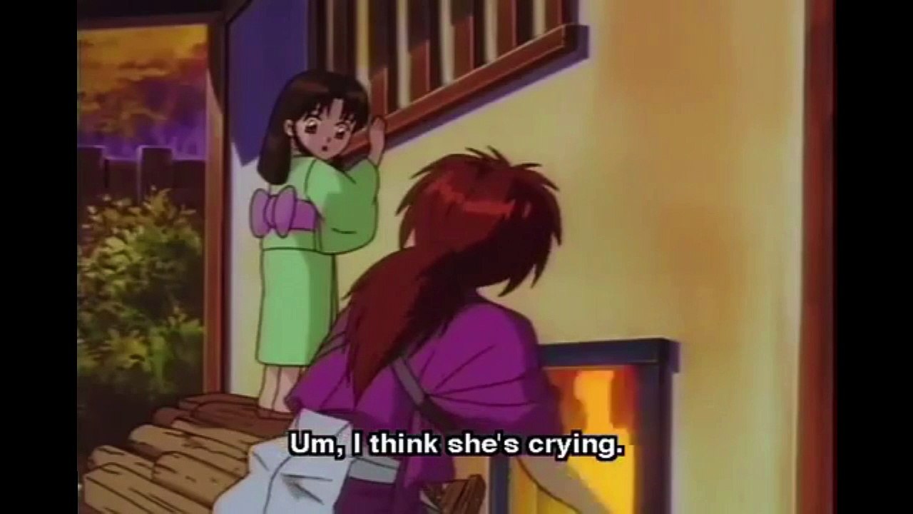 Rurouni Kenshin Himura Battousai saw kaoru bathing