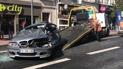 Accident à Caen : la voiture a été enlevée de la chaussée