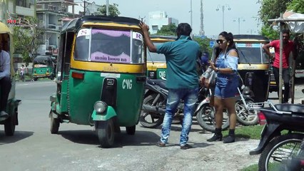 Prank Went Wrong | Comedy Video | Sexy Girl forcing Rickshawala | Gujarat