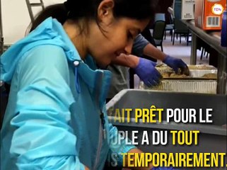 Elle annule son mariage et donne la nourriture aux victimes d'Harvey