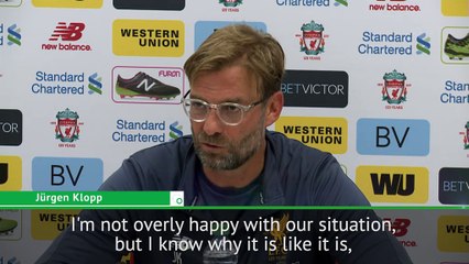 I love Liverpool, but I'm not 'overly happy' - Klopp