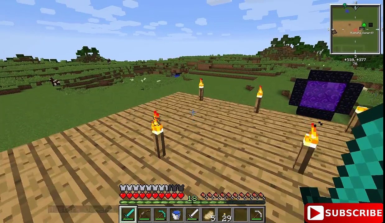 ماين كرافت|سافرنا عبر الزمن:حاجة غريبة ف ماين كرافت مستحيل اتصدق||8#|مغامرات