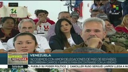 Pdte. Maduro exhorta a delegados del mundo que vean la verdad de Vzla.