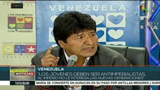 Pdte. Evo: Al imperialismo no le interesan las nuevas generaciones