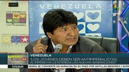 Pdte. Evo: Al imperialismo no le interesan las nuevas generaciones