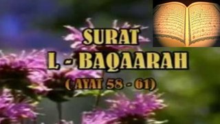 Al Baqara  58-61 miracle words of Quran only on DailyMotion