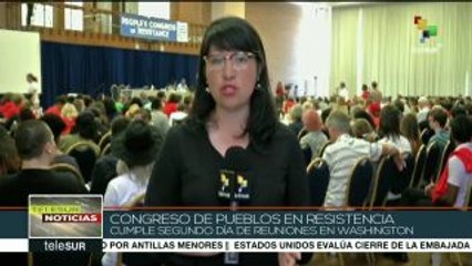 下载视频: EEUU:Congreso de pueblos en resistencia condena bloqueo a Cuba y Vzla.