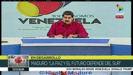 Pdte de Vzla: Futuro de la humanidad, determinado por doctrina Sur-Sur