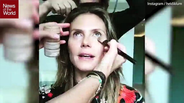 Heidi Klum shares timelapse video as she gets ready for Emmys