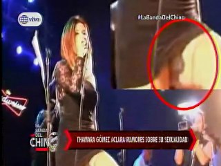 Thamara Gómez llora luego de ver la foto que puso en duda su sexualidad
