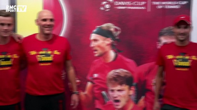 Coupe Davis – Johan Van Herck chambre Yannick Noah