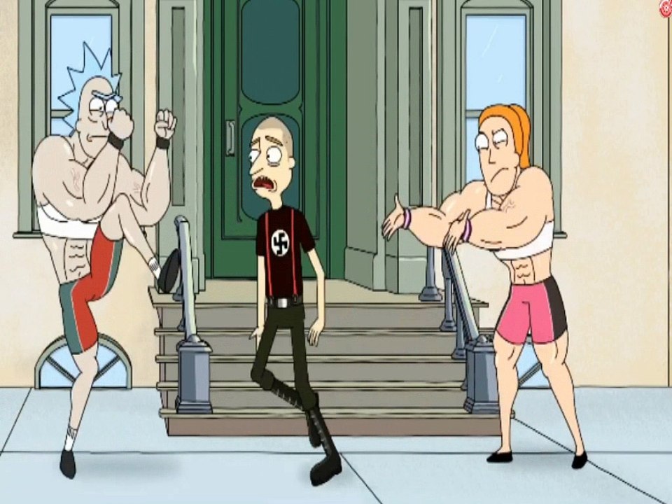 Rick&Morty Antifa action