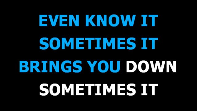 Flawless - George michael - Karaoke - Lyrics