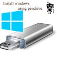 How to install windows using pendrive | Robot Balok