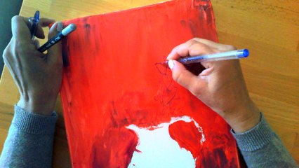 Cuaro bordado (Veneno vede  parte II)