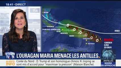 Quel va être le parcours et l’intensité de l’ouragan Maria sur les Antilles