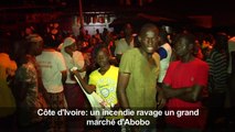 [Actualité] En Côte d'Ivoire, un incendie ravage un grand marché d'Abobo
