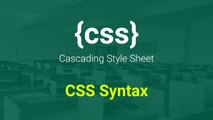 CSS Syntax Part- 3 Tutorial in Urdu and Hindi [CSS - 9211]