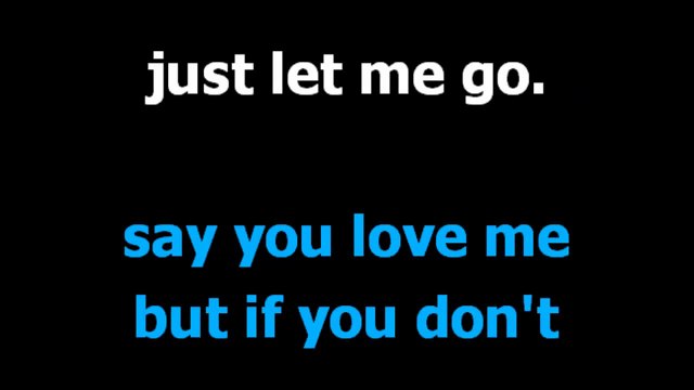 One more try - George michael - Karaoke - Lyrics