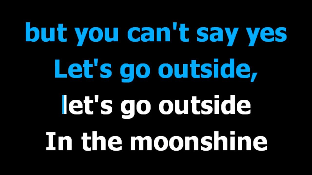 Outside  - George michael  - Karaoke -  Lyrics