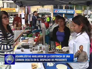 Asambleístas hablaron de la existencia de una cámara oculta en el despacho presidencial