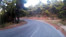 Cycling - down to Skopelos by main road