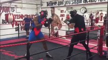 Daniel Dubois sparring Tom Little