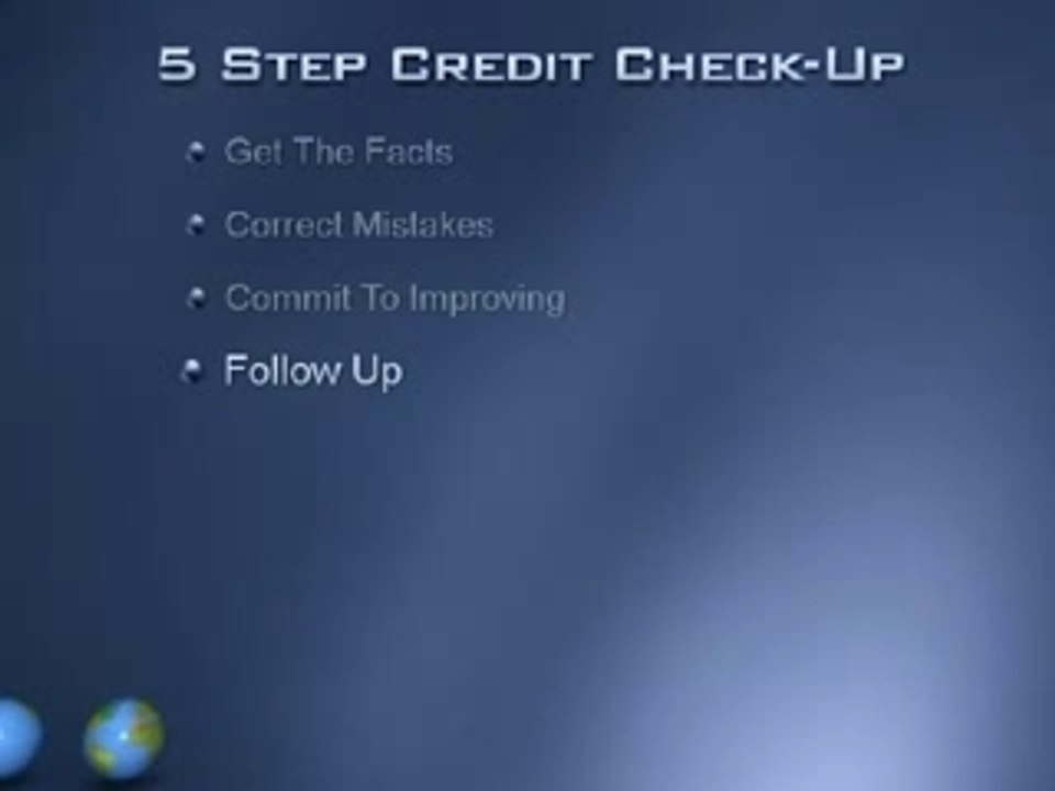 Credit Check-Up In 5 Easy Steps
