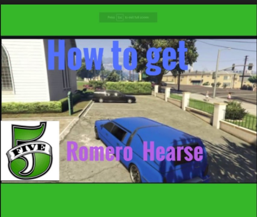 GTA V online - How to spawn the Romero Hearse all locations
