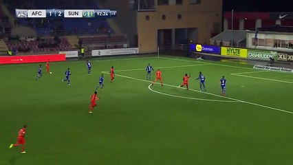 Omar Eddahri  Goal HD - AFC Eskilstuna	1-2	Sundsvall 18.09.2017