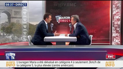 Florian Philippot sur BFMTV chez Bourdin le 19/09/2017