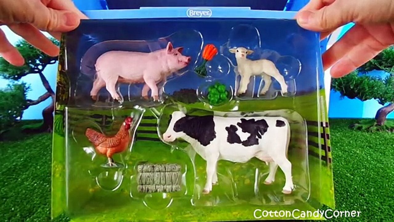 Farm Animal Toy Collection Video for Kids Childrens Funny Happy Cute Zoo Animal Toys