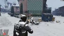 Grand Theft Auto V PC Marvins mod SWAT vs GANG with SNOW (WATCH IN 60FPS)