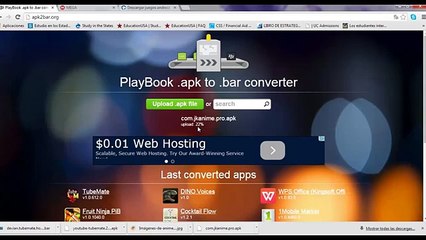 Como Transformar Archivos Apk a Bar Online