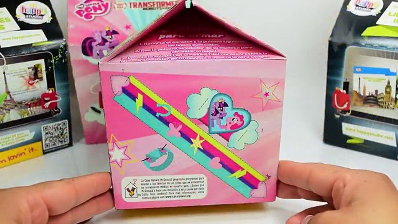 Cajita Feliz McDonalds de Transformers y My Little Pony Comercia de Tv