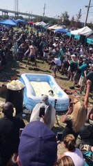 Mayonnaise Belly Flop Contest